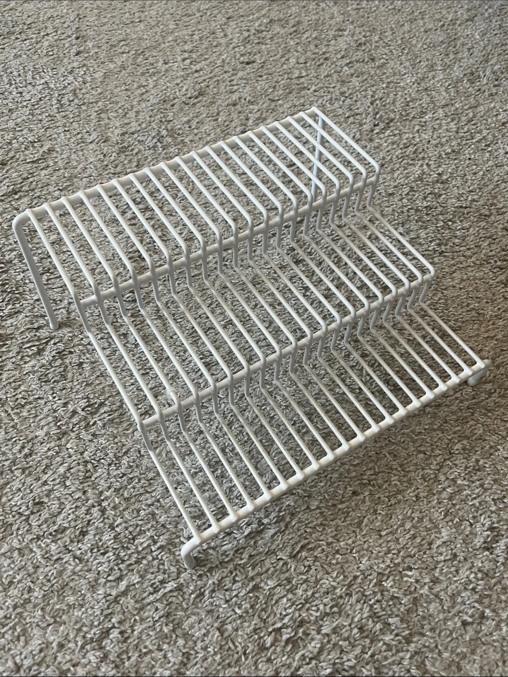 White 3-Tier Wire Shelf Organizer - Home Storage
